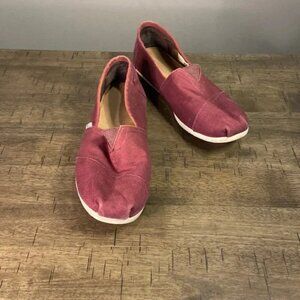 Mens TOMS (Maroon color) Size: US 12, UK 11, EU 45